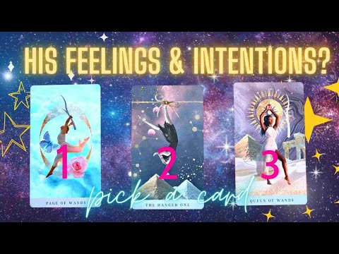 HIS / HER FEELINGS + INTENTIONS FOR  *YOU* / Are they thinking about you!? / Love Tarot Pick a Card