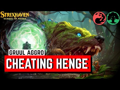 TURN 3 GREAT HENGE BREAKS ALL LAWS OF MAGIC! Gruul Aggro Strixhaven MTG Arena