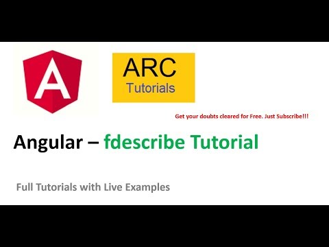Angular Testing Tutorial fdescribe in Angular Tests | Angular Tutorials for Beginners