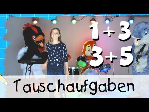 🐶 Tauschaufgaben - Mathe Lernlieder mit Marie Wegener || Kinderlieder