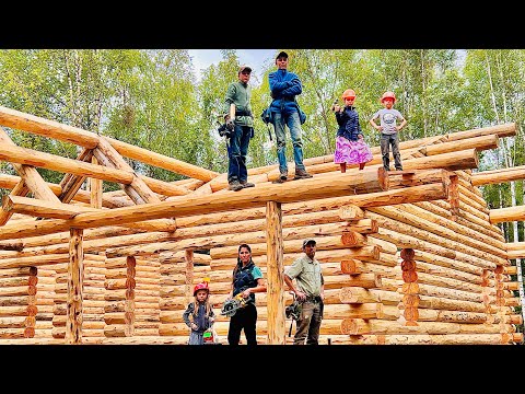 We Build Our Alaska Log Cabin - Family Of 7