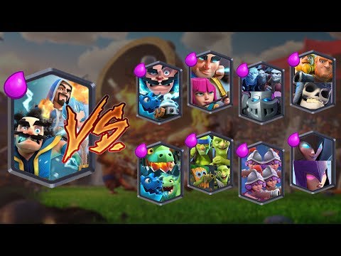 WIZARD TEAM VS ALL TEAMS | CLASH ROYALE TEAM CHALLENGE