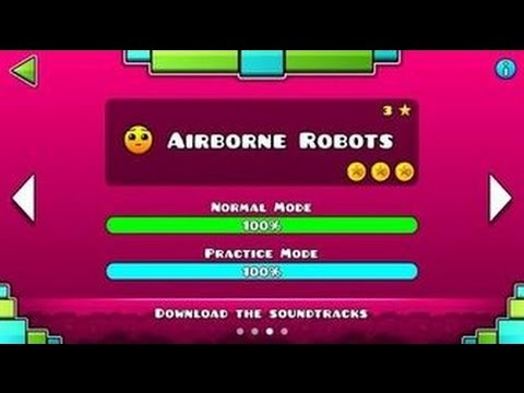 Geometry Dash Meltdown: Airborne Robots - [100% Complete - All Coins]