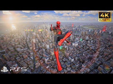 No Way Home Hybrid Suit - Marvel’s Spider-Man 2 PS5 Free Roam Gameplay | 4K HDR 60FPS