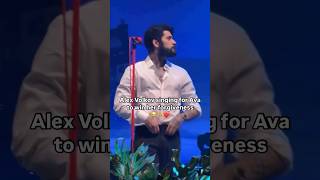 nothing is more beautiful than seing a man singing song for his woman 😭🎀💗 #alexvolkov #twistedlove
