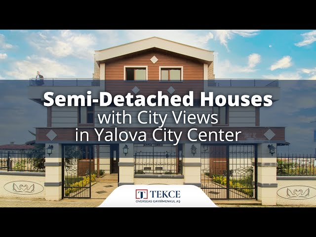 Spacious Semi-Detached Homes in Yalova City Center