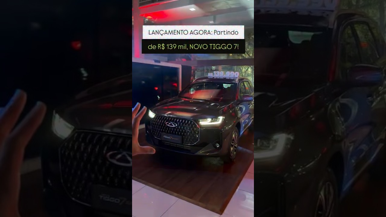 🔥LANÇAMENTO AGORA: CHEGOU, REVELADO O NOVO TIGGO 7!