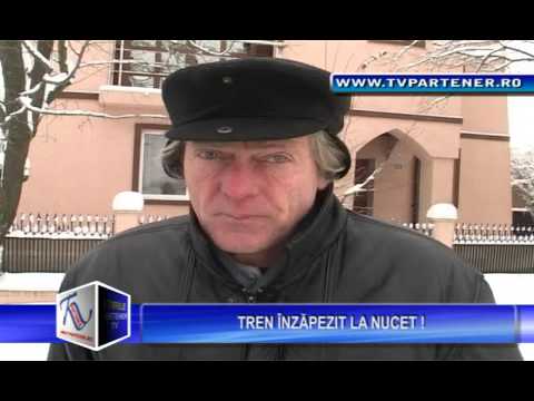 Snowy train at Nucet