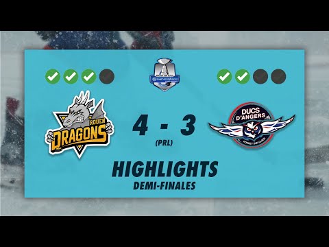 Dragons de Rouen 4-3 (prl) Ducs d'Angers - Highlights - SLM Semi-Finals