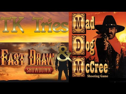 TK Tries Mad Dog McCree & Fast Draw Showdown (On A Rail)