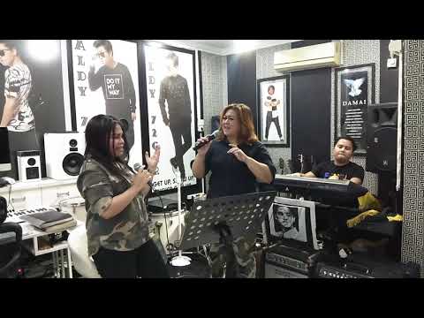 "Damai bersamamu"cover melina simbolon with vanda gomes hutagalung