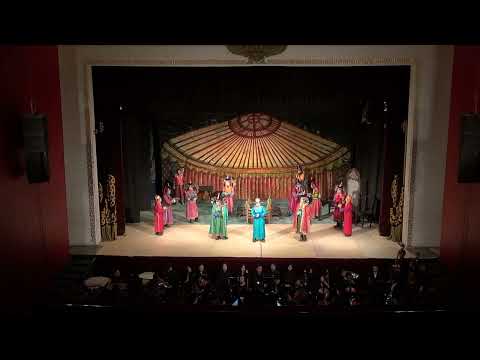 Anu Ch performing -Uchirtai gurvan tolgoi by Damdinsuren.B (Acting Nansalmaa's role Mongolian opera)