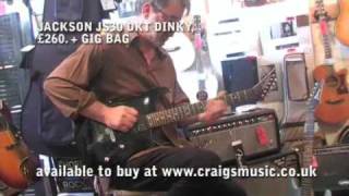 Video thumbnail for JACKSON JS30 DKT DINKY, £260 + GIG BAG by craigsmusicltd