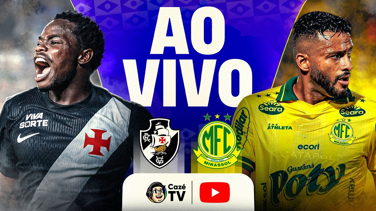 AO VIVO: VASCO X MIRASSOL | BRASILEIRÃO 2026 | 20ª RODADA