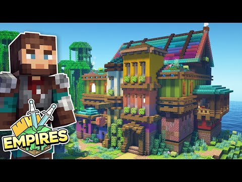 Empires SMP 2: MY FIRST MEGA BUILD!!! [ Minecraft 1.19 Survival ] - Ep.11