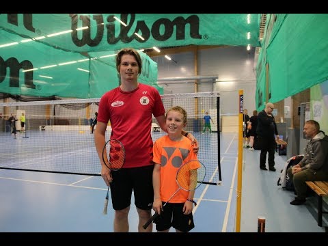 Badminton Buugi Cup 3 Fall 2019 MS C Aapo Puhakka vs. Luka Penttinen (FIN) 🏸 JySS Sulkapallo