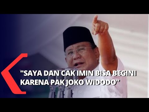 Momen Prabowo Ungkap Kekaguman Pada Presiden Jokowi di Deklarasi Gerindra -  PKB
