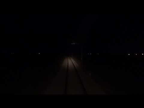 Pruga "Stara Pazova - Golubinci" , voznja voza u nocnoj smeni , 2015.godina - SERBIAN RAILWAYS