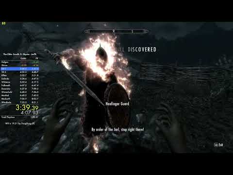 [WR] Skyrim - Kill all Jarls speedrun in 7:44 IGT/9:33 RTA