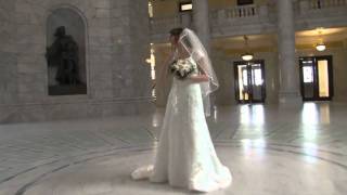preview picture of video 'Wedding Bridal at the Utah State Capitol Building'