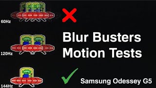 Blur Busters Motion Tests - Samsung 