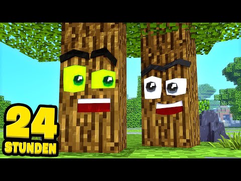 24 STUNDEN ALS BAUM LEBEN! - Minecraft [Deutsch/HD]