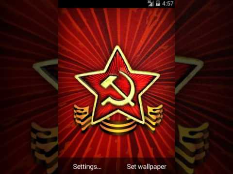3D Советская Звезда Живые Обои Video