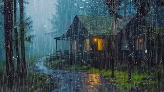 Sleep Better Tonight 🌙 Rain & Thunder Sounds for Meditation, Study and Stress Relief