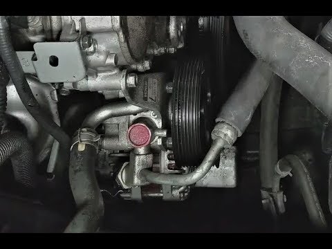2014-2017 3.7L Infiniti QX70 power steering pump replacement