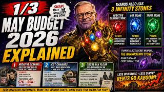 2026 May Budget EXPLAINED using Thano Theory