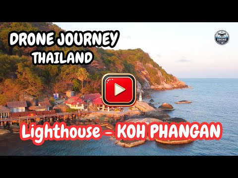 🌅 LIGHTHOUSE – KOH PHANGAN – THAILAND 🇹🇭 | Sunset Aerial View