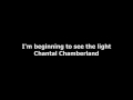 Chantal Chamberland - I'm beginning to see the ...