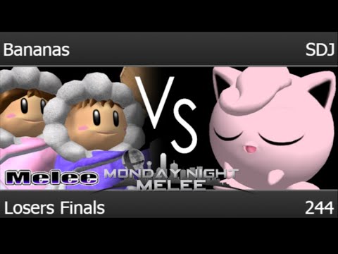 MNM 244 - Bananas (ICs) vs SDJ (Jigglypuff) Losers Finals - Melee