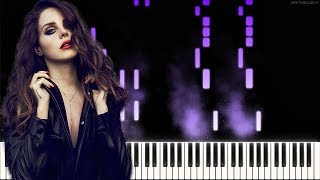 Lana Del Rey - Hundred Dollar Bill | Piano Tutorial | Instrumental Cover