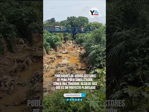 Pobladores de varios sectores de Peña piden canalización