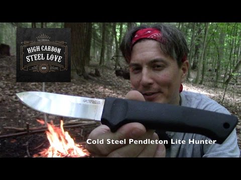 Spending the Day Bushcrafting with the Cold Steel Pendleton Lite Hunter - HighCarbonSteel Love