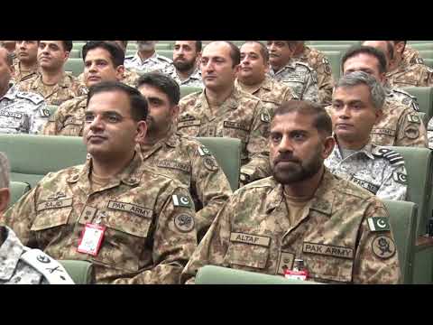 Press Release No 123/2019, COAS visited National Defence University-18 Jun 2019(ISPR Official Video)