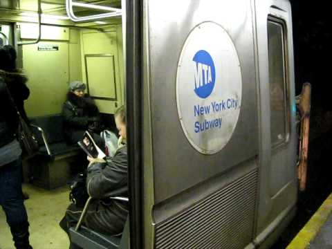 R40 Slant B Train Leaving Newkirk Avenue (!!!!!!)