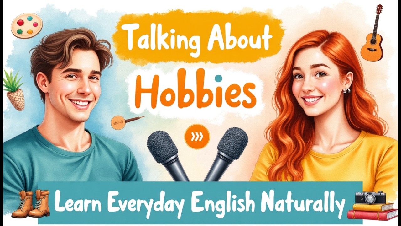Talking About Hobbies 🎨 | Conversational English Podcast for ESL Learners