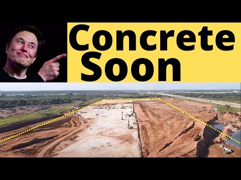 Tesla To Start Giga Texas Concrete Work in a Few Weeks