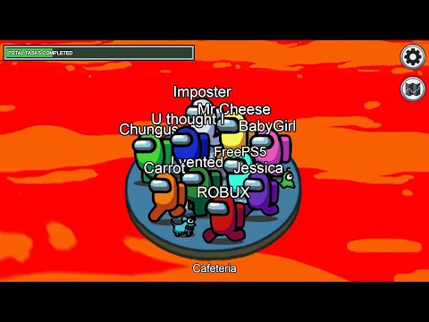 AMONG US, but the SKELD sinks in LAVA...