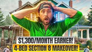 $30,000 Section 8 Investment Becomes a $1,300/Month Gem! 4-Bedroom Conversion Rental Property!!