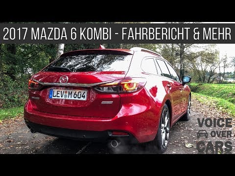 2017 Mazda 6 Kombi Fahrbericht Test Probefahrt Review Voice over Cars inkl Mazda Museum in GT Sport