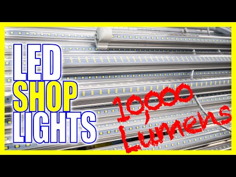 How To Install LED Shop Lights from Omni-Ray Lighting [10,000 LUMENS]