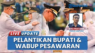 Nanda Indira-Antonius Ali Resmi Dilantik Jadi Bupati dan Wabup Pesawaran, Sempat Kalah Suara