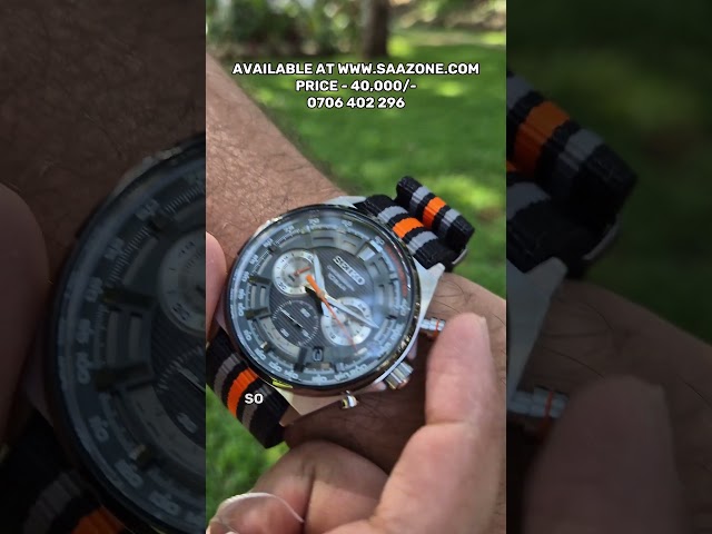 Vídeo relacionado con Seiko Reloj Deportivo para Homber con Correa de nailon SSB403P1