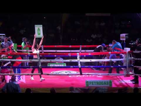 Melvin Lopez (Nic) VS Andres Garcia (Mex) - Titulo Latino CMB - Nica Boxing Promotions