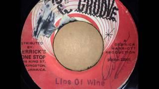 DENNIS BROWN  / LIPS OF WINE - REGGAE - 7inch vinyl record