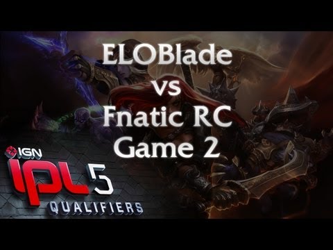 ELOBlade vs FnaticRC - Game 2 - IPL 5 EU Regionals 3 - League of Legends