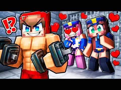 Bodybuilding to Rizz POLICE GIRLS.. (Minecraft)